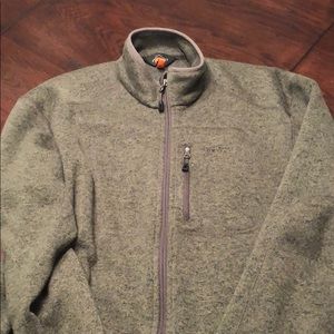 Dark Green Men’s Medium Orvis Fleece Jacket